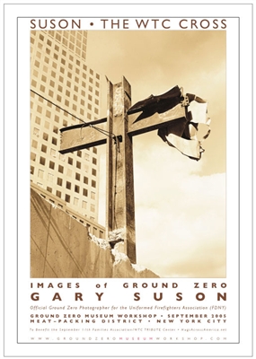 16 in. x 22 in. Poster <br> The World Trade Center Cross