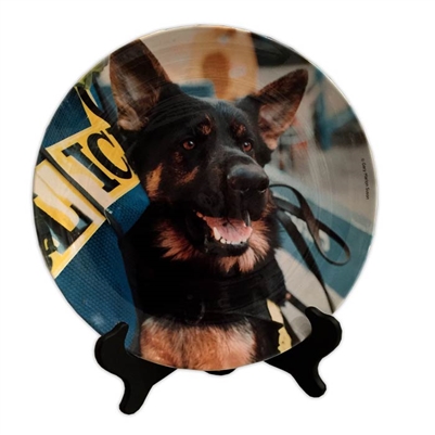 Ground Zero Recovery Dogs Porcelain Plate