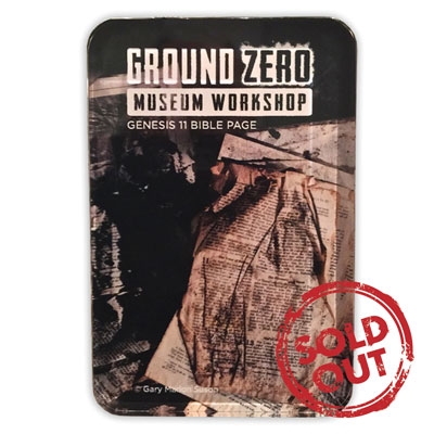 Ground Zero Bible Page Acrylic Magnet