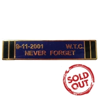 9-11-2001 WTC Never Forget Lapel Pin