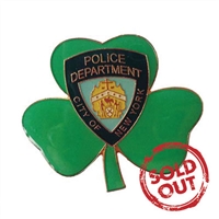 NYPD Badge Cloverleaf Pin