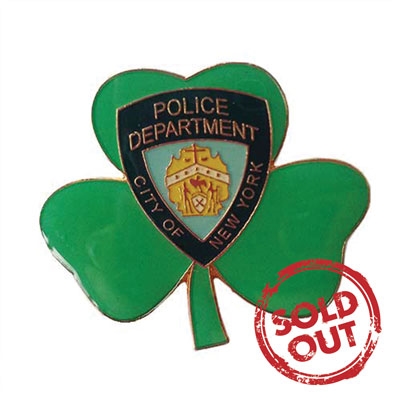 NYPD Badge Cloverleaf Pin