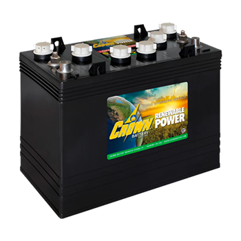 Crown 12CRP155 155Ah 12VDC Deep Cycle Flooded Lead Acid Battery