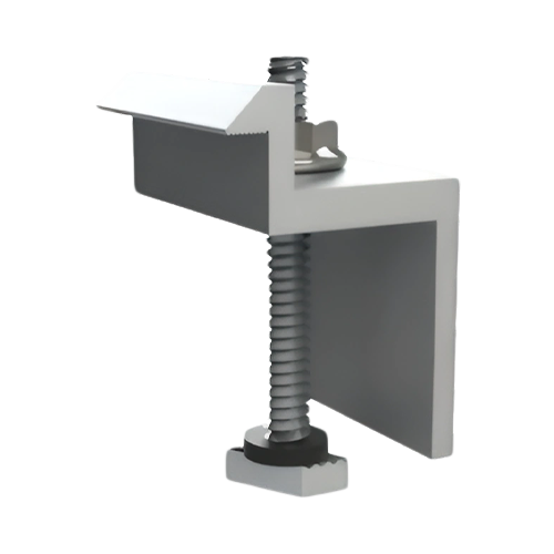 UNIRAC SolarMount 302026C Integrated Bonding End Clamp For 39 - 41 mm Module Frames (Size K) w/ Clear Anodized Finish