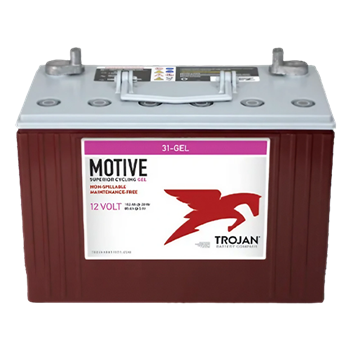 Trojan Motive 31-GEL 102Ah 12VDC Group 31 Deep-Cycle Gel Battery