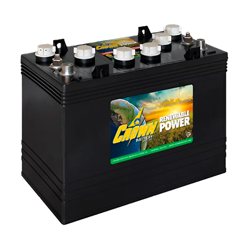 Crown 6CRP1000 1kAh 6VDC Deep Cycle Flooded Lead Acid Battery