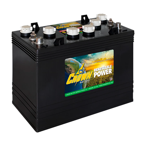 Crown 6CRP1300 1.3kAh 6VDC Deep Cycle Flooded Lead Acid Battery