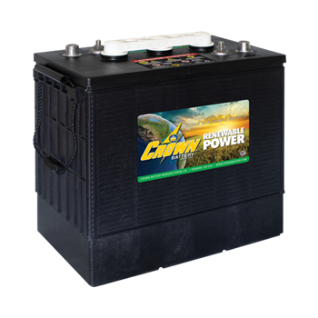 Crown 6CRP390 390Ah 6VDC Deep Cycle Flooded Lead Acid Battery