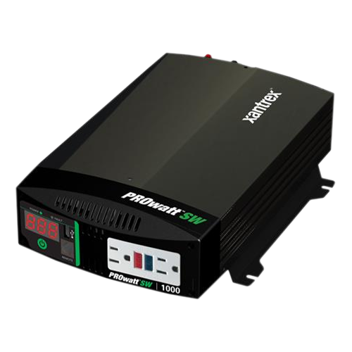 Xantrex PROwatt SW 806-1210 1kW 12VDC 120VAC True Sine Wave Inverter w/ GFCI & USB Charger