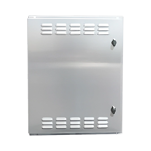 Ameresco AB-POL-2X8D-MF-LG Aluminum NEMA 3R Large 2 EA 8D Or 6 EA Group 30 Battery Pole/Wall Mounted Enclosure w/ 2-inch Pole Clamp & Mill Finish