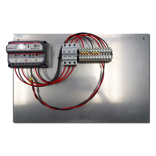 Ameresco Solar ASSEM-PS30 Pre-wired Universal Assembly w/ Morningstar Prostar 30A 12/24VDC PWM Charge Controller