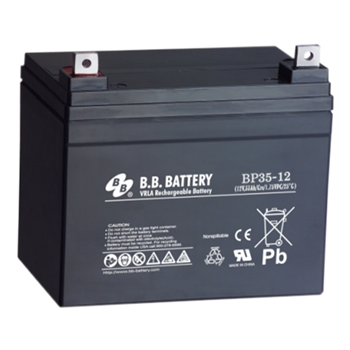 B.B. Battery BP Series BP35-12 35Ah 12VDC VRLA Rechargeable AGM Battery