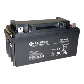 B.B. Battery BP Series BP65-12 65Ah 12VDC VRLA Rechargeable AGM Battery