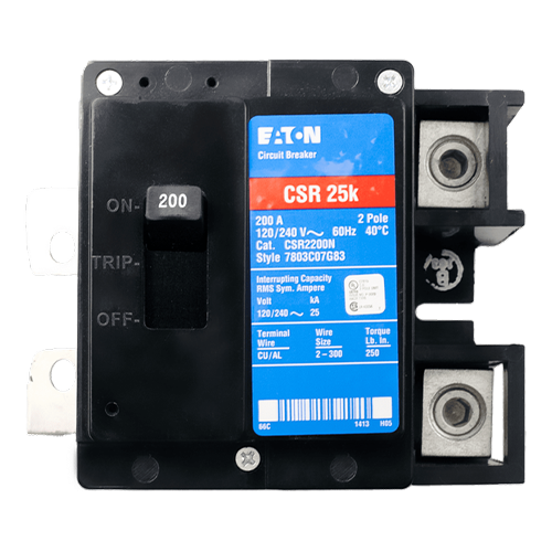 Enphase Eaton BRK-200A-2P-240V 200A 240VAC 2-Pole Circuit Breaker For IQ System Controller