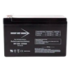 Bright Way Group BW-1290-F1 9Ah 12VDC AGM Sealed Lead Acid Battery