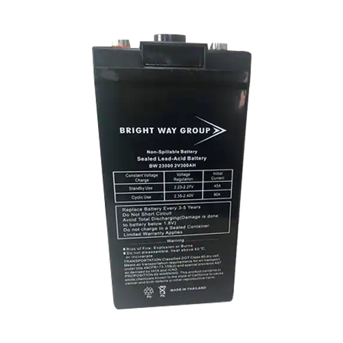 Bright Way Group BW-23000 300Ah 2VDC AGM Sealed Lead Acid Battery