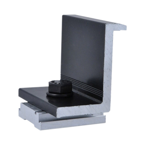 ProSolar RoofTrac C1810EC-24B End Clamp For 1.805 - 1.830-inch Thick Modules w/ Black Anodized Finish