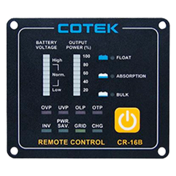 COTEK CR Series CR-16A Remote Control w/ 25 Foot Cable