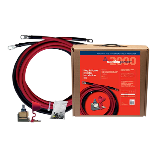 Samlex DC-2000-KIT 2kW Inverter Installation Kit w/ 10ft Heavy Duty Cable & 200A Fuse Assembly