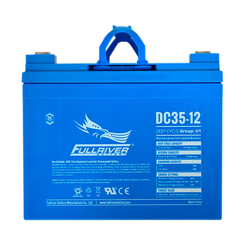 Fullriver DC Series DC35-12 35Ah 12VDC Sealed Deep Cycle AGM Battery