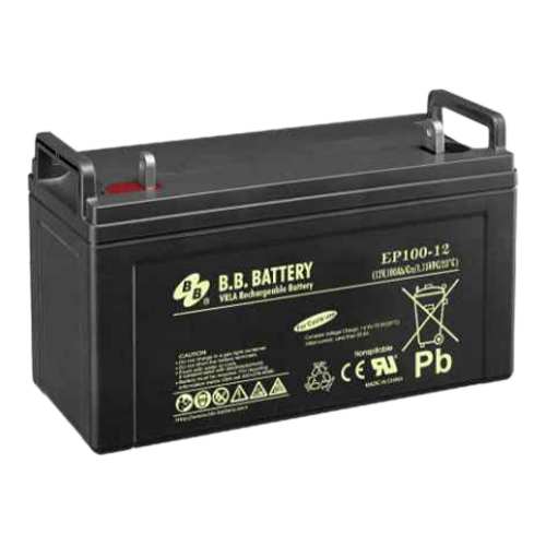 B.B. Battery EP Series EP100-12 100Ah 12VDC VRLA Rechargeable AGM Battery