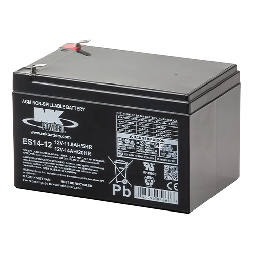 MK Deka ES14-12 14Ah 12VDC Sealed Lead Acid AGM Battery