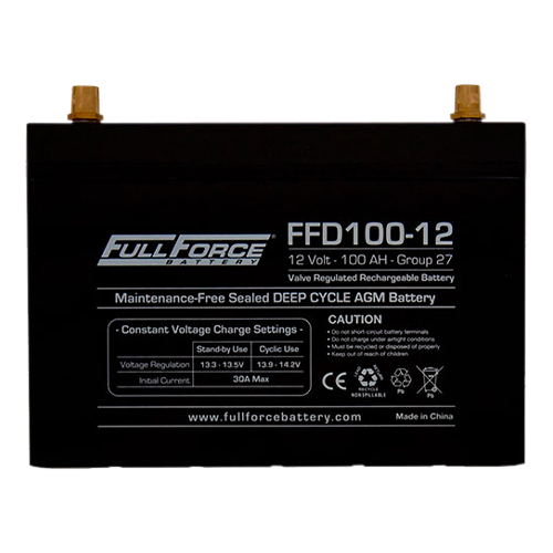 Fullriver Full Series FFD100-12 100Ah 12VDC Sealed Deep Cycle AGM Battery