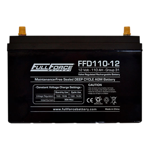 Fullriver Full Series FFD110-12 110Ah 12VDC Sealed Deep Cycle AGM Battery