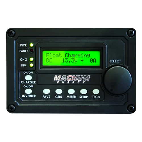 Magnum Energy ME Series ME-ARC50-L Advance Digital Remote LCD Display Control w/ 50ft Cable & Configured For Lithium Batteries