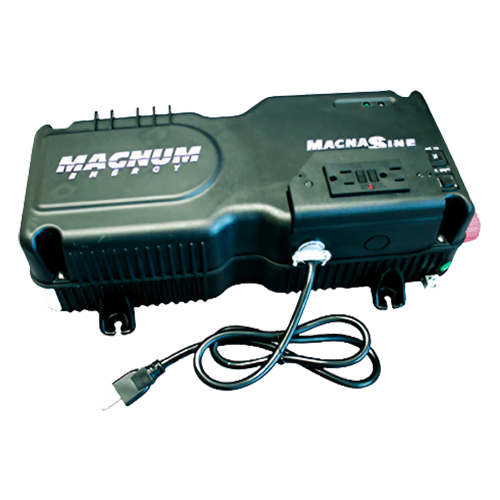 Magnum Energy MMSA Series MMSA1012-G 1kW 12VDC Inverter / 50A PFC Charger w/ GFCI, Anderson Connector & 3ft AC Cord