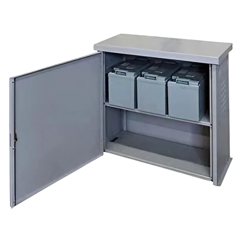 MidNite Solar MNBE-A Two Shelf Battery Enclosure w/ Locking Door