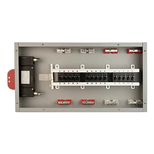 MidNite Solar MNDC15 Type 1 DC Breaker Box Configured For 15 Panel Mount Type Breakers