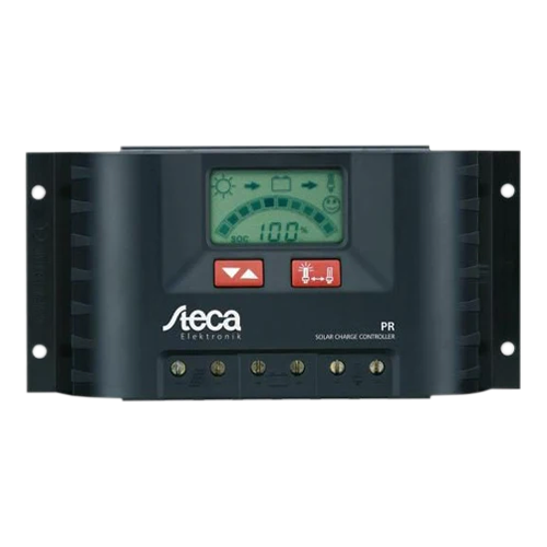 Samlex Steca PR Series PR-1010 10A 12/24VDC PWM Solar Charge Controller w/ LCD Display