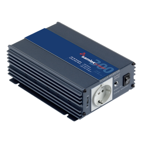 Samlex PST Series PST-30S-12E 300Watt 12VDC 230VAC Pure Sine Wave Inverter w/ Schuko Outlet