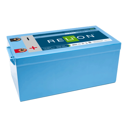 RELiON RB200 200Ah 12VDC Standard Lithium Iron Phosphate (LiFePO4) Battery