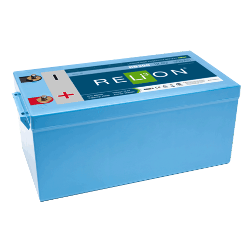 RELiON RB300 300Ah 12VDC Standard Lithium Iron Phosphate (LiFePO4) Battery