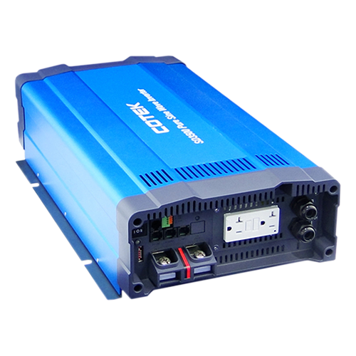 COTEK SD Series SD3500-112-GFCI 3.5kW 12VDC 115VAC Pure Sine Wave Inverter w/ GFCI Socket Type