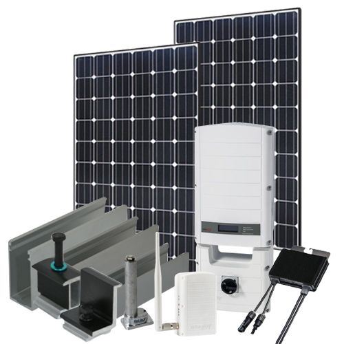 2280 Watt (2kW) SolarEdge Optimizer Kit (Mono Panels)