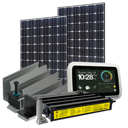 8550 Watt (8.5kW) Solar Microinverter Kit (Mono Panels)