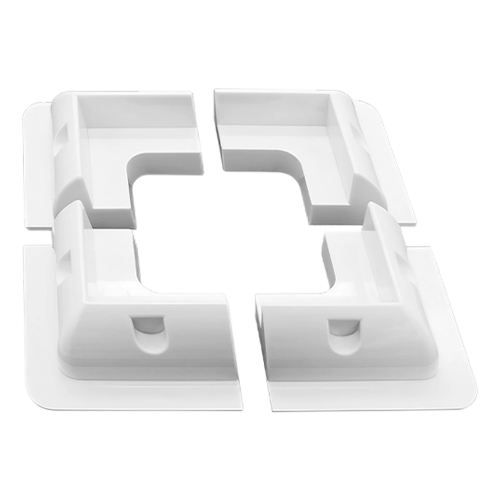 Solarland SLB ABS Series SLB-0117 White ABS Corner Mount