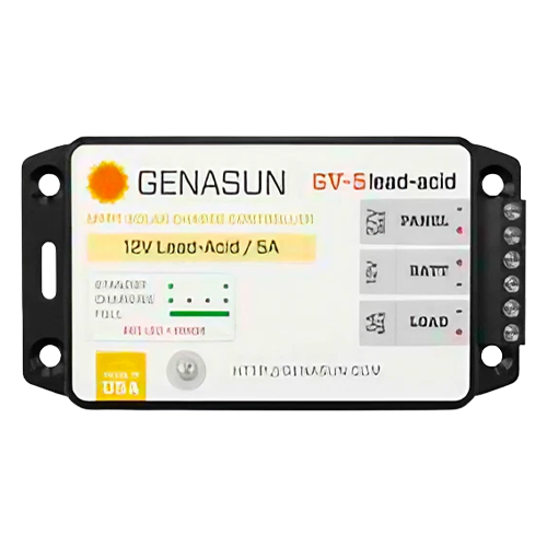 Genasun SLC-GV-5-Pb-12V > 5A/12V MPPT Controller Lead Acid Battery