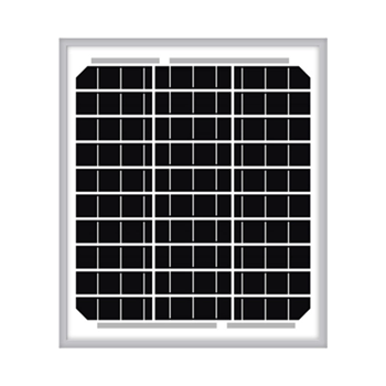 Solarland SLP U Series SLP005S-12U 5Watt 30 Cells 12VDC Monocrystalline 18mm Silver Frame Solar Panel