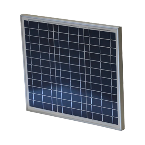 Solartech Power SOL-SPC030P 30Watt 36 Cells 12VDC Polycrystalline 25mm Silver Frame Solar Panel w/Small Juction Box
