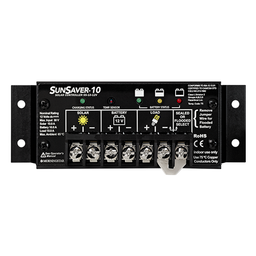 Morningstar SunSaver SS-10-12V 10 Amp 12VDC PWM Charge Controller