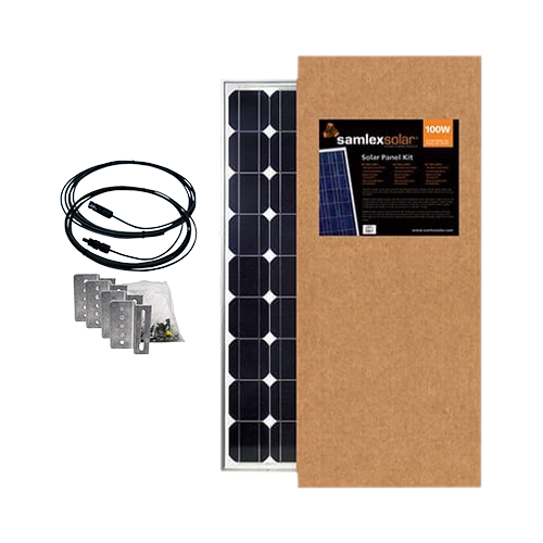 Samlex SSP-100-KIT 100Watt Solar Charging Kit w/ Cable & Mounting Hardware