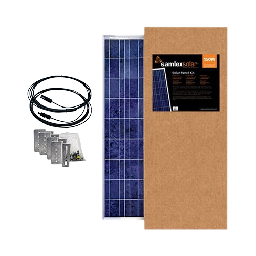 Samlex SSP-150-KIT 150Watt Solar Charging Kit w/ Cable & Mounting Hardware