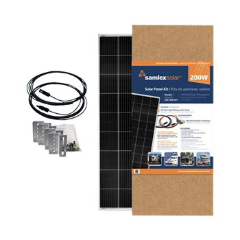 Samlex SSP-200-KIT 200Watt Solar Charging Kit w/ Cable & Mounting Hardware