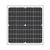 SLD Tech ST-20P-12 20Watt 32 Cells 12VDC BoW Monocrystalline 30mm Silver Frame Solar Panel