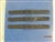 Set of 3 OEM BLADES FOR MASCHIO AND CARONI FINISHING GROOMING MOWERS MASCHIO T14004010 CARONI 59006200 5 FT CUT FINISHING MOWER BLADES