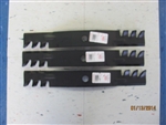 3 USA REPLACEMENT BLADES FOR JOHN DEERE M136195 TCU30316- COMMERCIAL MULCHERS